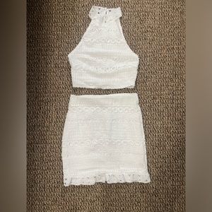 White Two Piece Set | Bridal